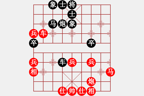 象棋棋譜圖片：【QQ象棋】噓(業(yè)余七級)-勝-岳陽樓(業(yè)余六級) - 步數(shù)：50 