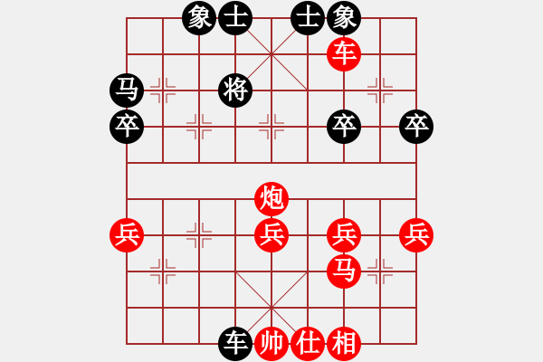 象棋棋譜圖片：2006年弈天外圍賽第一輪：青城莫愁(3段)-勝-將帥英雄劍(4r) - 步數(shù)：40 