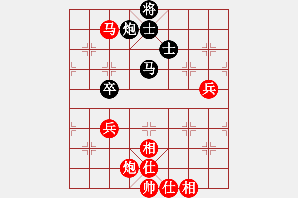 象棋棋譜圖片：起馬對黑3路炮（旋風(fēng)V7.0拆棋）紅勝 - 步數(shù)：100 