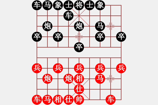 象棋棋譜圖片：成功靠自己[2359338997] -VS- 橫才俊儒[292832991] - 步數(shù)：10 