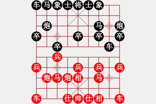 象棋棋譜圖片：張婉昱后 - 步數(shù)：10 