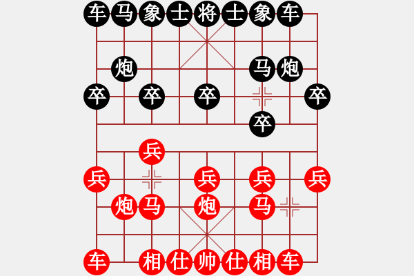 象棋棋譜圖片：希望的冬天<三先>勝湖北陳漢華 - 步數(shù)：10 