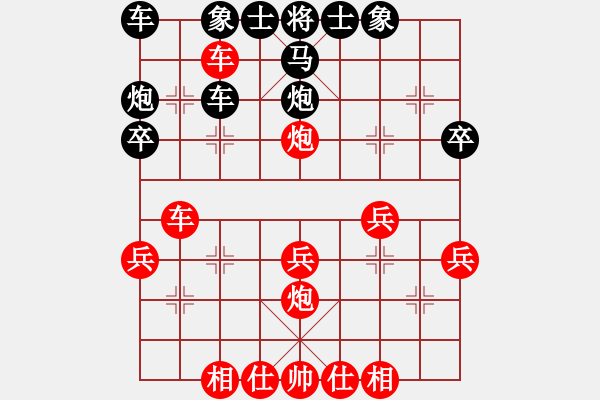 象棋棋譜圖片：肥貓貓(2段)-勝-雞頭(7段) - 步數(shù)：33 