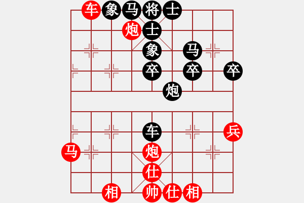 象棋棋譜圖片：哈哈劈上打(5段)-勝-肉肉肉(6段) - 步數(shù)：50 