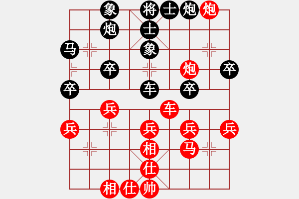 象棋棋譜圖片：huangyipin(2段)-勝-黃笑(4段) - 步數(shù)：40 