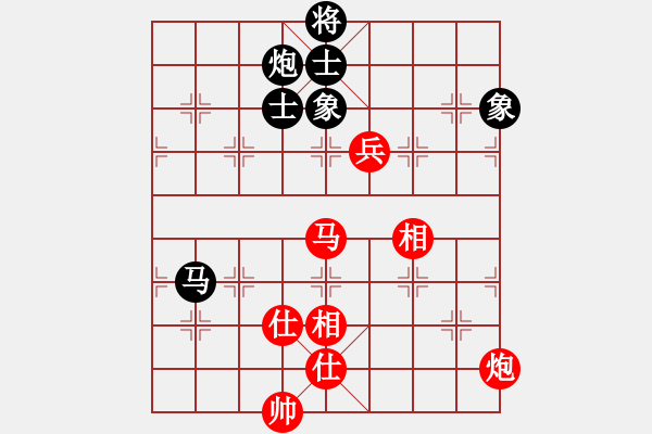 象棋棋谱图片：名手四核(北斗)-和-胯下躺娇娃(无极) - 步数：110 