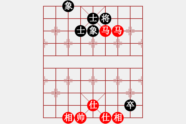 象棋棋譜圖片：11392局 B00-中炮局-旋九專(zhuān)雙核-傻瓜 紅先和 小蟲(chóng)引擎24層 - 步數(shù)：170 