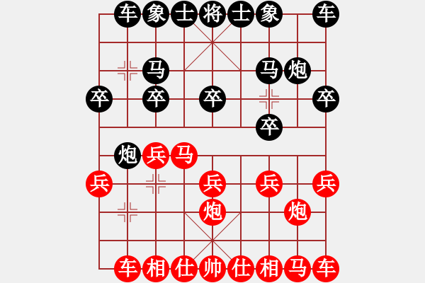 象棋棋譜圖片：36.煩穿類COOL[178973964] -VS- 兦言[935445464] - 步數(shù)：10 