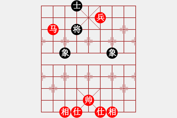 象棋棋譜圖片：sai6-3先勝憤怒的小鳥6-3 馬兵殘局研究20170906去年的今天 - 步數(shù)：180 