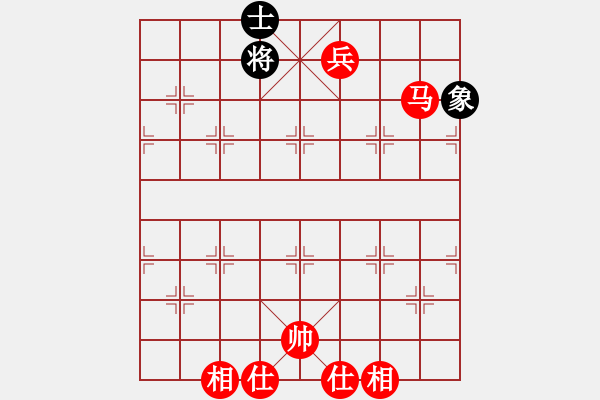 象棋棋譜圖片：sai6-3先勝憤怒的小鳥6-3 馬兵殘局研究20170906去年的今天 - 步數(shù)：200 