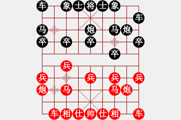 象棋棋譜圖片：夏之天[1148626305] -VS- 橫才俊儒[292832991] - 步數(shù)：10 