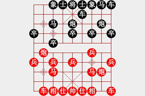 象棋棋譜圖片：Seven-Eleven[513028900] -VS- 橫才俊儒[292832991] - 步數(shù)：10 