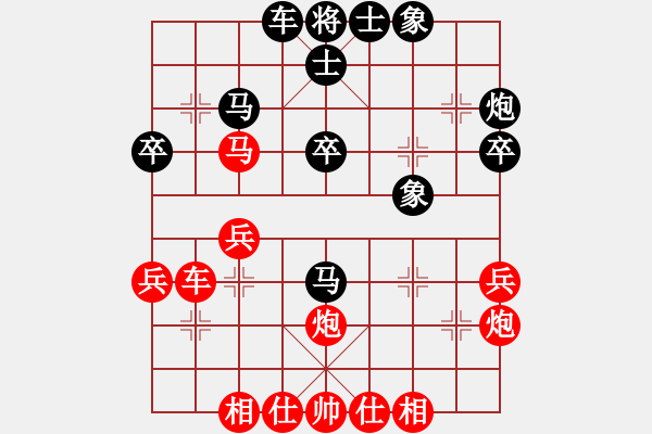 象棋棋譜圖片：thanhtu(7段)-和-cyzhy(5段) - 步數(shù)：31 