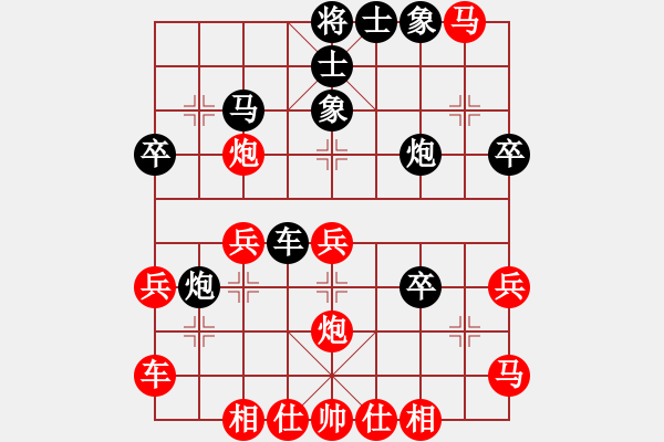 象棋棋譜圖片：中炮對屏風馬補士（業(yè)五升業(yè)六評測對局）我先勝 - 步數(shù)：40 