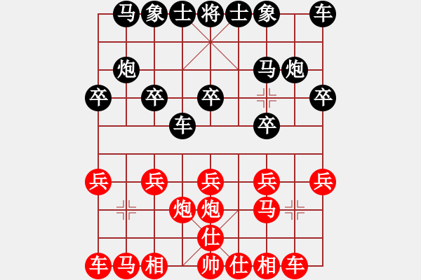 象棋棋譜圖片：皇龍帝(7段)-勝-忘乎所以(6段) - 步數(shù)：10 