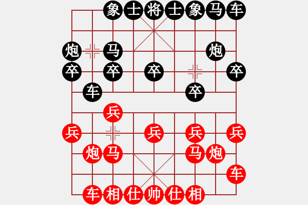 象棋棋譜圖片：倫教何志成先負大良范志杰 - 步數(shù)：10 