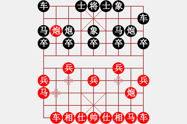 象棋棋譜圖片：孫夕峰 先和 李健 - 步數(shù)：10 