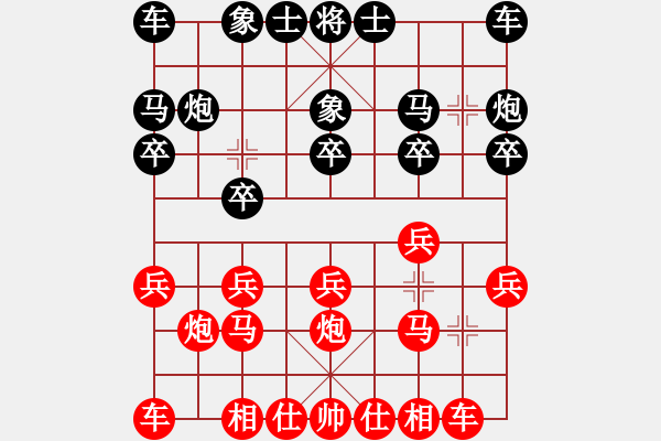 象棋棋譜圖片：王者_澳門[紅] -VS- 小勝abcd[黑] - 步數(shù)：10 