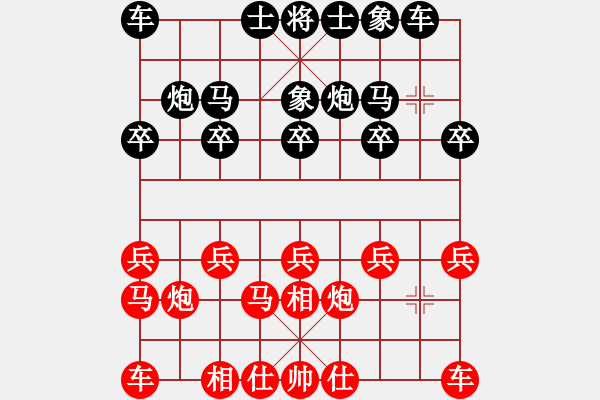 象棋棋譜圖片：快樂小豬- 勝 紫薇花對紫微郎 - 步數(shù)：10 