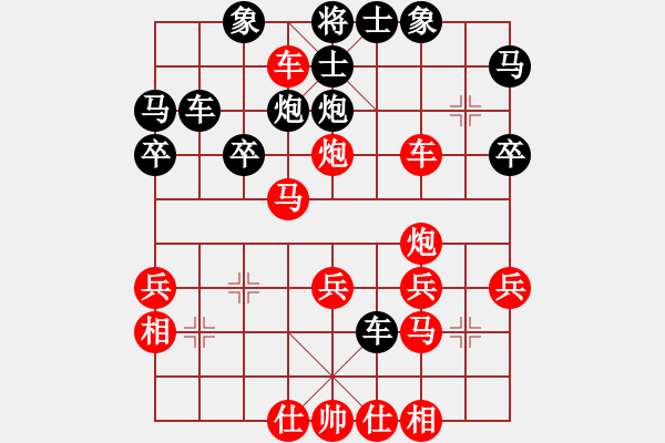 象棋棋譜圖片：順炮直車左炮巡河破橫車010 - 步數(shù)：0 