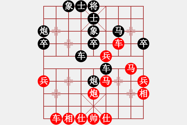 象棋棋譜圖片：長劍如虹(3段)-負(fù)-垃圾聚集地(3段) - 步數(shù)：40 