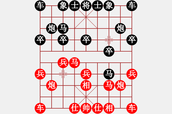 象棋棋譜圖片：與 yy[960077199] 玩的 - 步數(shù)：10 