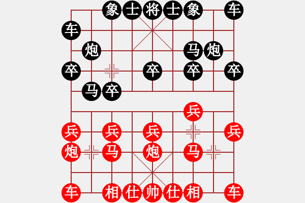 象棋棋譜圖片：滿目青山(1段)-負(fù)-孤獨(dú)紅(2段) - 步數(shù)：10 