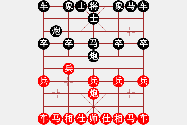 象棋棋譜圖片：090418-何辰晶-紅先負-郭志恒 - 步數(shù)：10 