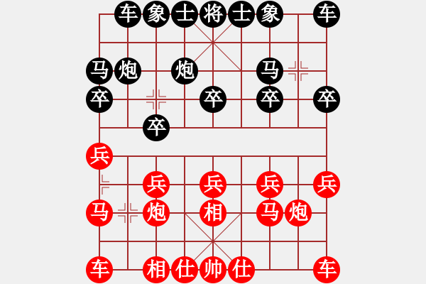 象棋棋譜圖片：星月名劍(月將)-和-下山王(至尊) - 步數(shù)：10 