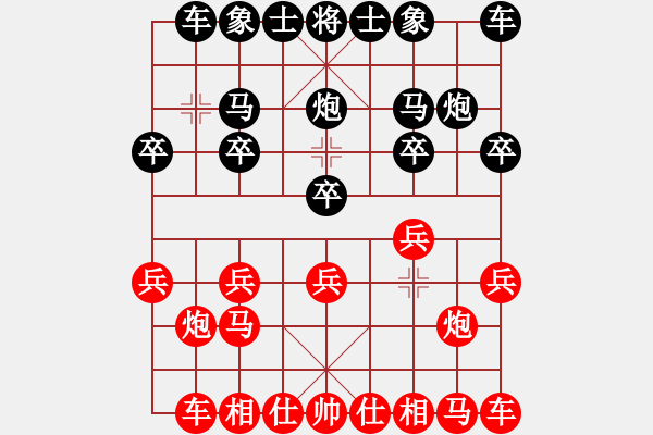 象棋棋譜圖片：北方苗木[1442169487] -VS- 不在感動(dòng)[1015993423] - 步數(shù)：10 