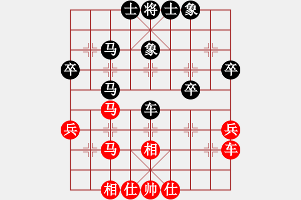 象棋棋譜圖片：北方苗木[1442169487] -VS- 不在感動(dòng)[1015993423] - 步數(shù)：40 