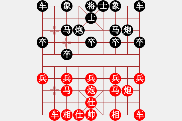 象棋棋譜圖片：yedianxink(5r)-和-镕镕(4r) - 步數(shù)：10 