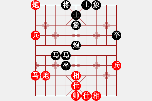 象棋棋譜圖片：天長(zhǎng)地久（業(yè)6-2）先負(fù) bbboy002（業(yè)6-2） - 步數(shù)：60 