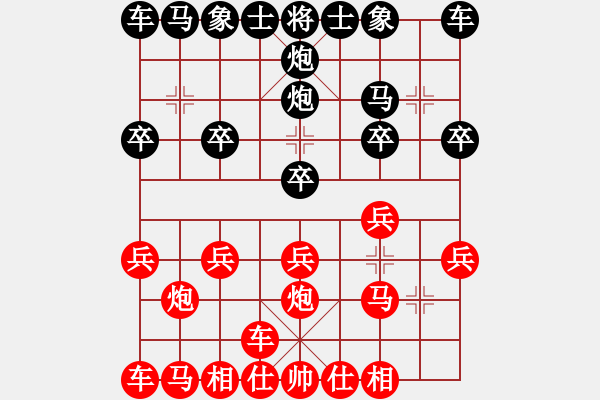 象棋棋譜圖片：橫才俊儒[292832991] -VS- zz[478375970] - 步數(shù)：10 