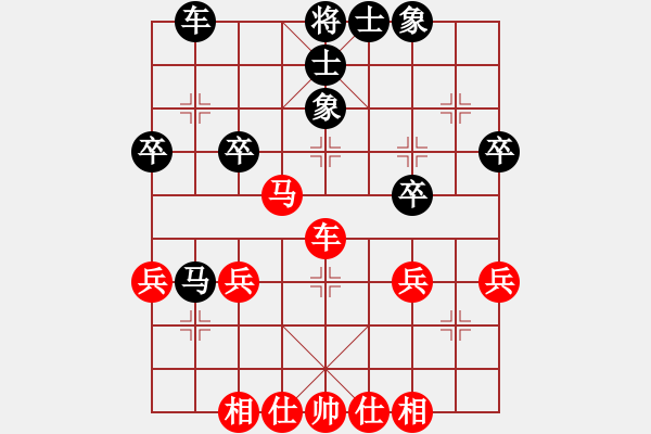 象棋棋譜圖片：wwgxlwrn(風魔)-和-cpuzz(7星) - 步數(shù)：40 