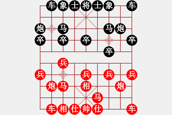 象棋棋譜圖片：王明明  先負(fù)  葉禹帛 - 步數(shù)：10 