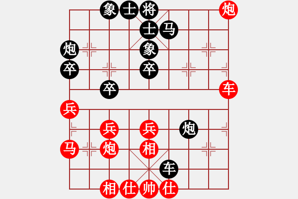 象棋棋譜圖片：棋童二(月將)-負(fù)-鹿死誰手(8段) - 步數(shù)：40 