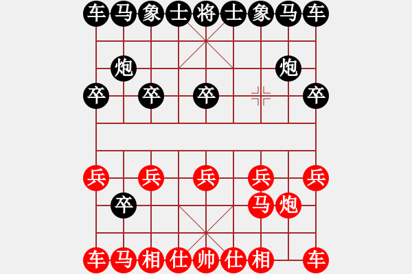 象棋棋谱图片：毛勇先和彭长安 - 步数：3 