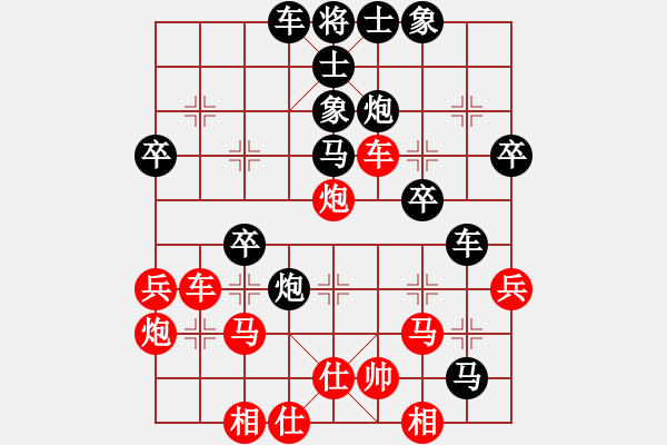 象棋棋譜圖片：onez(7段)-負-ooooojjjjj(5段) - 步數(shù)：40 