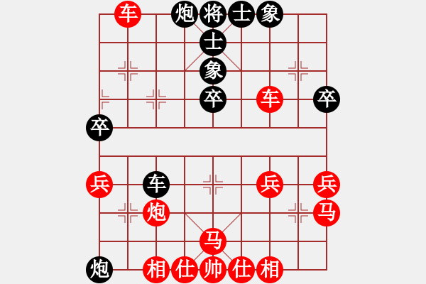 象棋棋譜圖片：■K2醉臥沙場紅勝VS■老牛黑負(fù) - 步數(shù)：40 