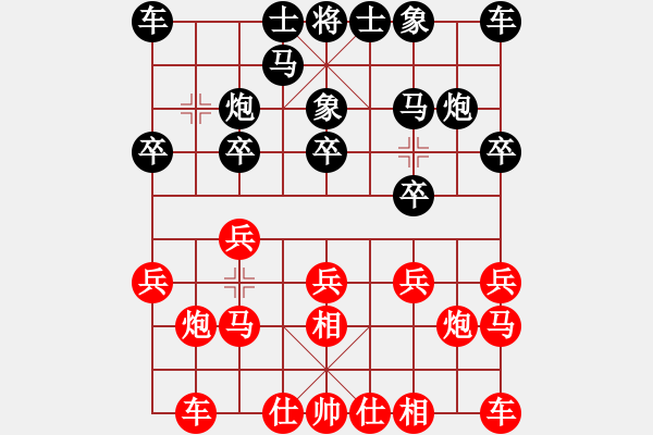 象棋棋譜圖片：沙漠狐(4段)-勝-重慶胖哥(2段) - 步數(shù)：10 