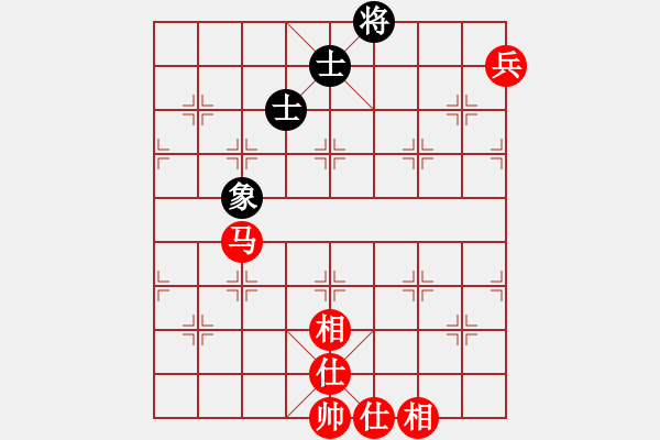 象棋棋譜圖片：馬兵吃光殘局 - 步數(shù)：0 