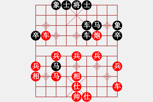 象棋棋譜圖片：oktoeight(4段)-負-過宮炮(2段) - 步數(shù)：40 