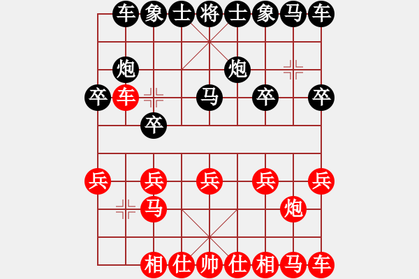 象棋棋譜圖片：游戲玩家[-]先負(fù)左馬盤河 - 步數(shù)：10 