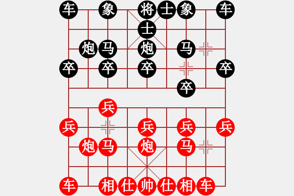 象棋棋譜圖片：【2020年7月7日暑期班第二節(jié)】：8.李子煕（先負(fù)）張子綱 - 步數(shù)：10 