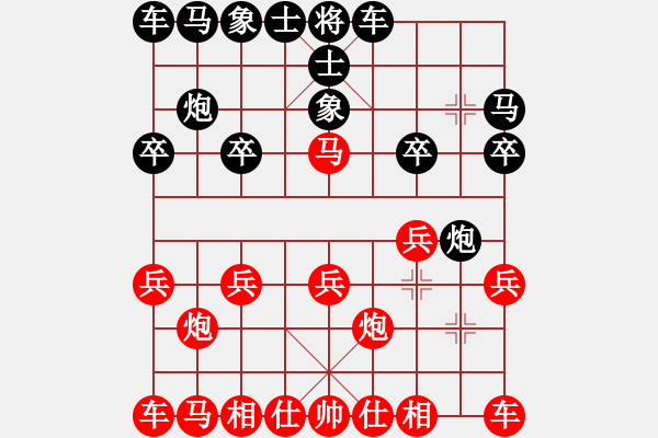 象棋棋譜圖片：嘴角揚揚[50129759] -VS- 王老大[2785078963] - 步數(shù)：10 