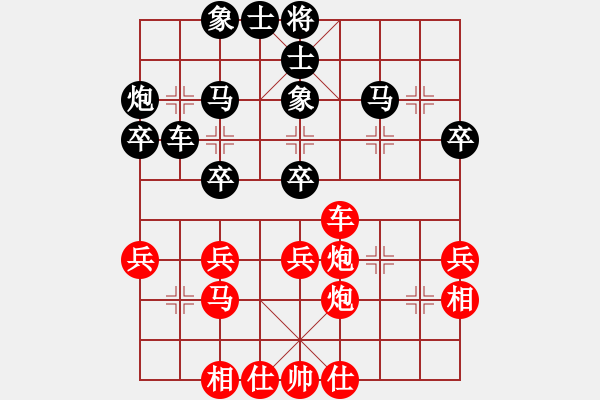 象棋棋譜圖片：云南王俊明(7段)-和-棋風(fēng)端正(9段) - 步數(shù)：36 