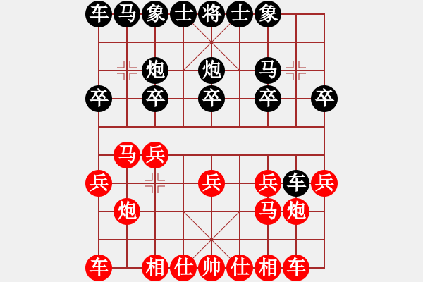 象棋棋谱图片：付金请醉(6弦)-胜-中国最高手(5弦) - 步数：10 