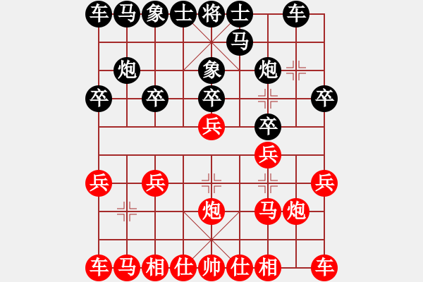 象棋棋譜圖片：面紅耳赤(2段)-負(fù)-南充一條槍(6段) - 步數(shù)：10 