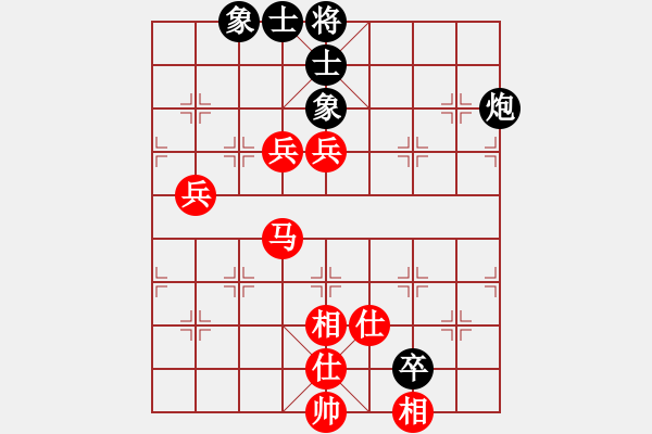 象棋棋譜圖片：或許未必(1段)-勝-饒單馬(1段) - 步數：100 